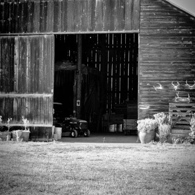 Black and White B&B Barn