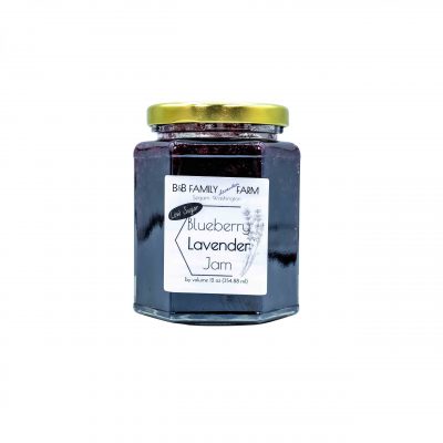 Low Sugar Lavender Blueberry Jam